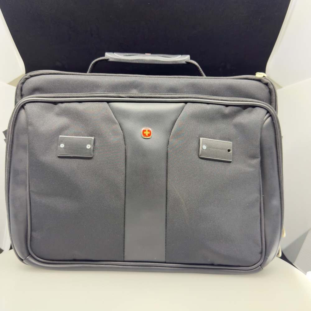 Wenger Laptop Bag Unisex OS Black Good Messenger Briefcase Office Travel